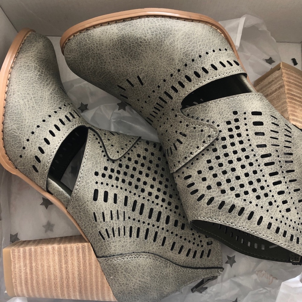 Cut out booties